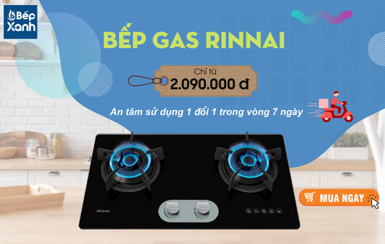 Bếp gas âm Rinnai giá từ 2.090.000đ